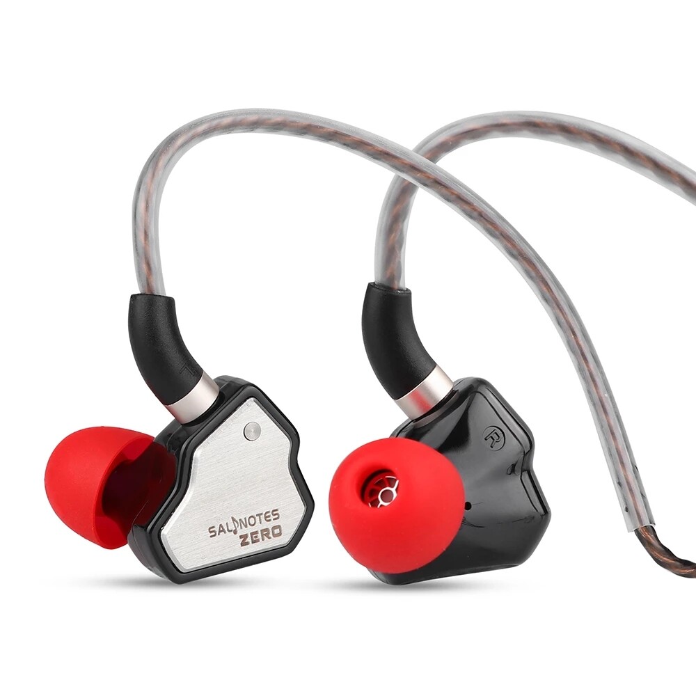 7Hz Salnotes Zero Wired Earphone HiFi 10mm Dynamic Driver In Ear Earbuds Music Headphone Sport Headset 0.78mm Detachable Cable